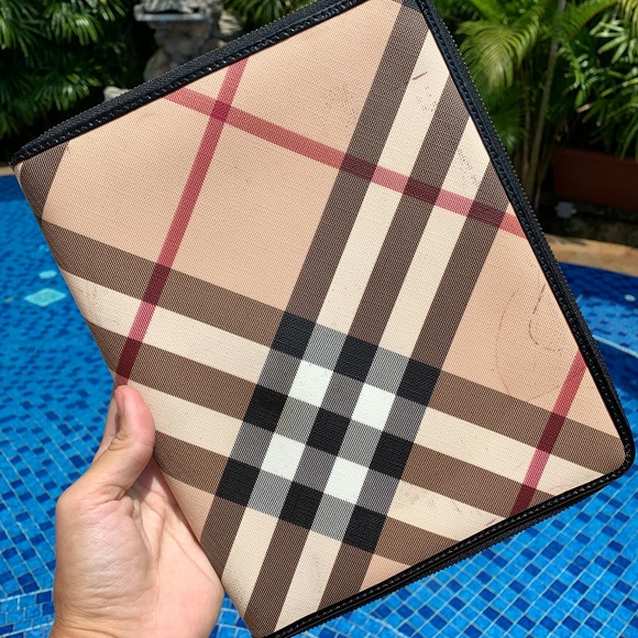 Burberry Accessories - Burberry Exploded Check iPad Tablet Cover Folio